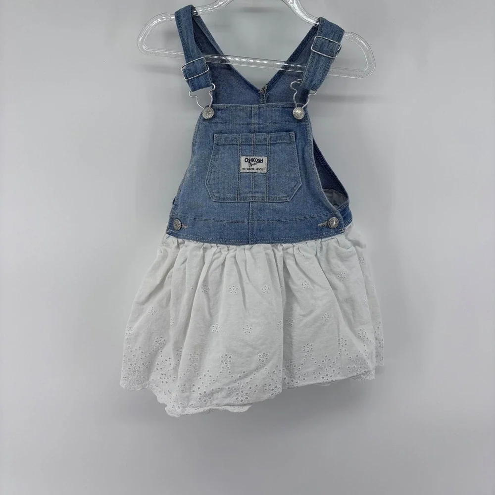 OshKosh Bgosh‎ Denim Overalls Dress - Size 3T
